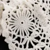 A white crochet lace shawl for ladies in summer, a thin, elegant and versatile handcrafted lace decoration Application Scenario